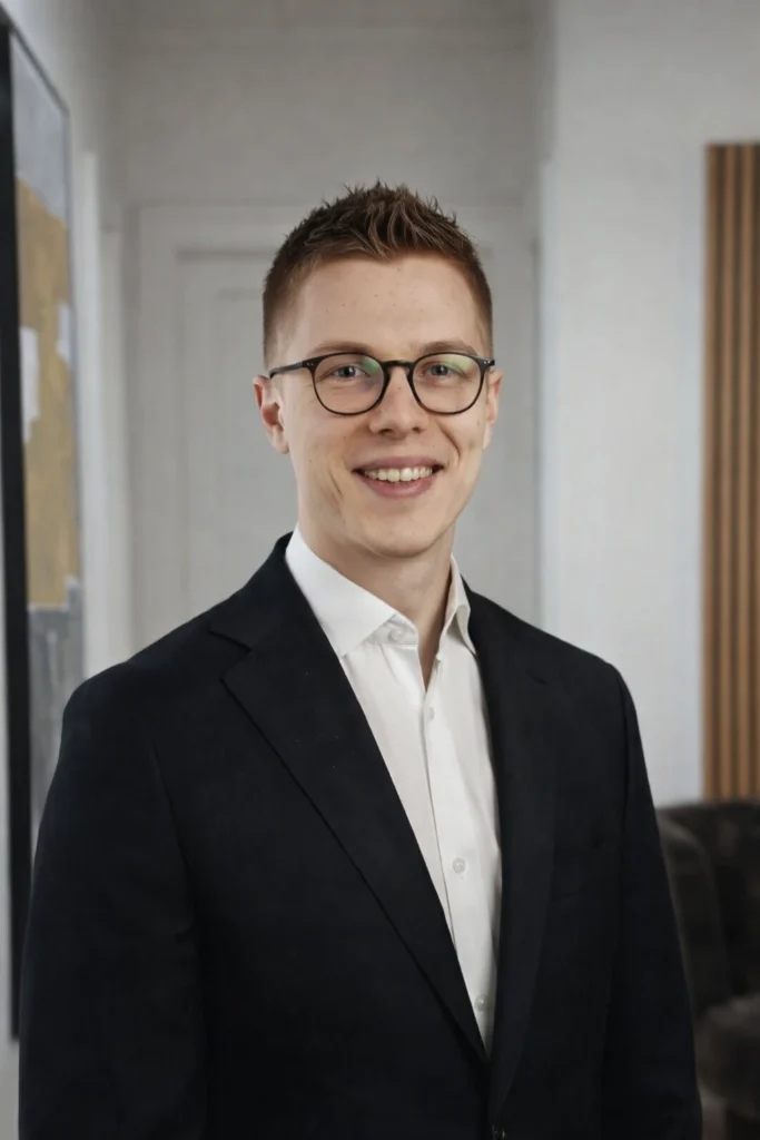 Mathias Hansen, der smiler til kameraret